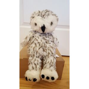 Build A Bear BAB Hedwig Snowy Owl‎ 15" Plush Stuffed Animal Spotted